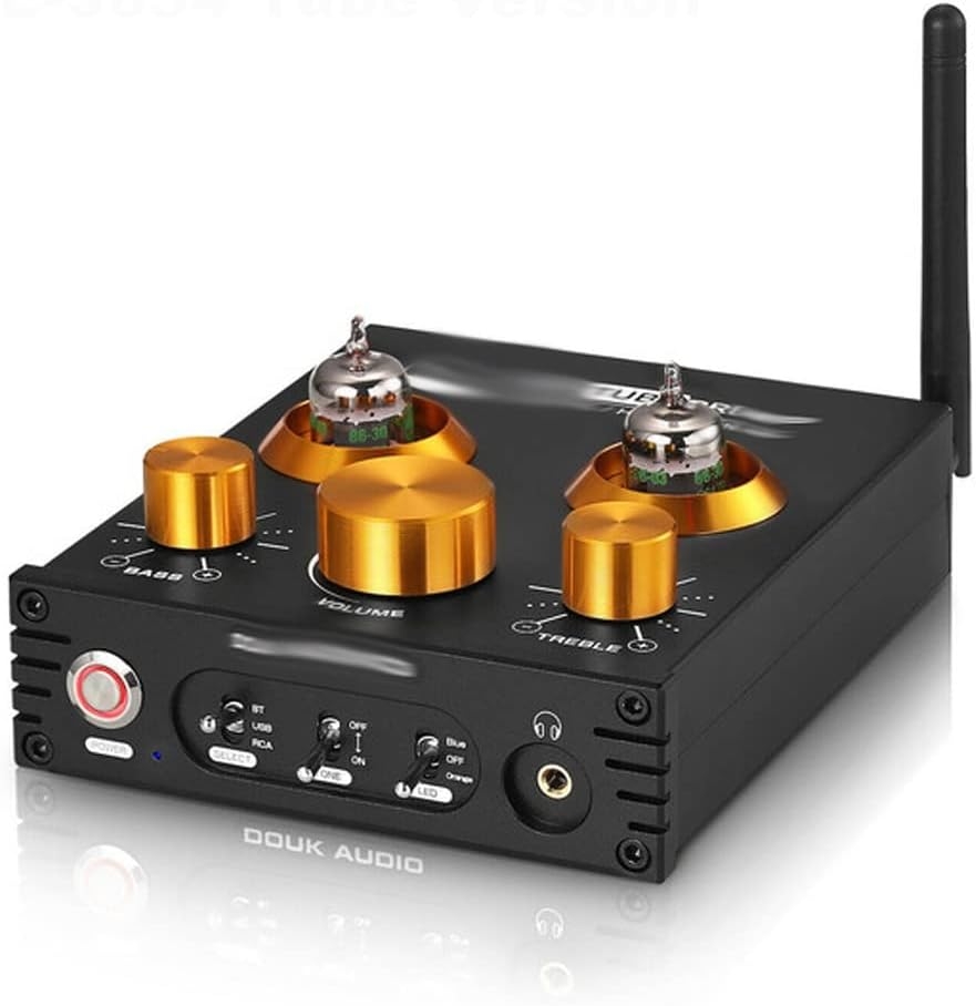 TBGFPO HiFi 5.0 6J5 Valve Tube Preamp Bass Preamplifier Stereo Audio Headphone Amplifier