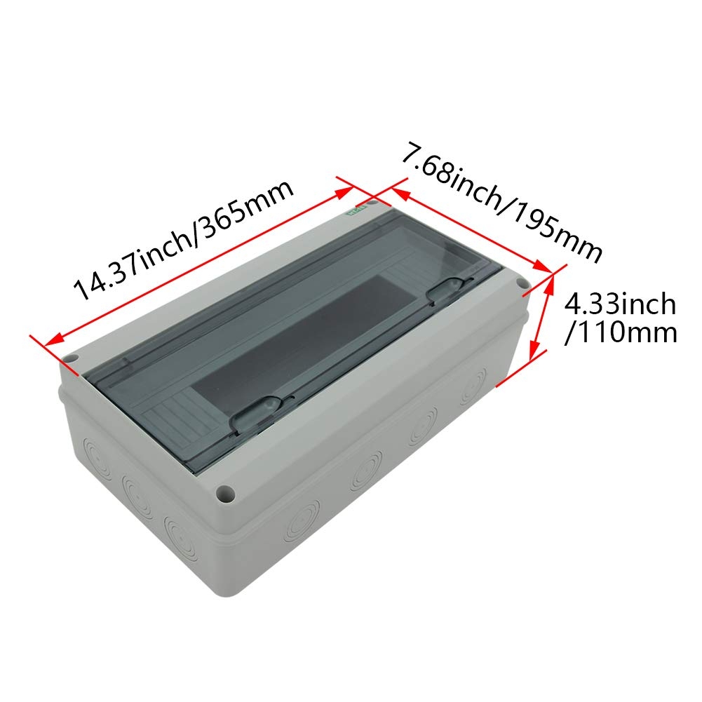 Bettomshin 1Pcs Electronic Junction Box, 200 x 155 x 95mm Switching Power Supply Junction Box Distribution Box Waterproof ABS - Image 13