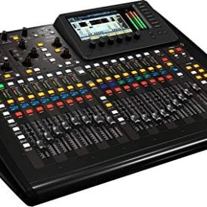 BEHRINGER, X-32 COMPACT 40-Input 25-Bus Digital Mixing Console with 16 Programmable Midas Preamps Black, (X32COMPACT)