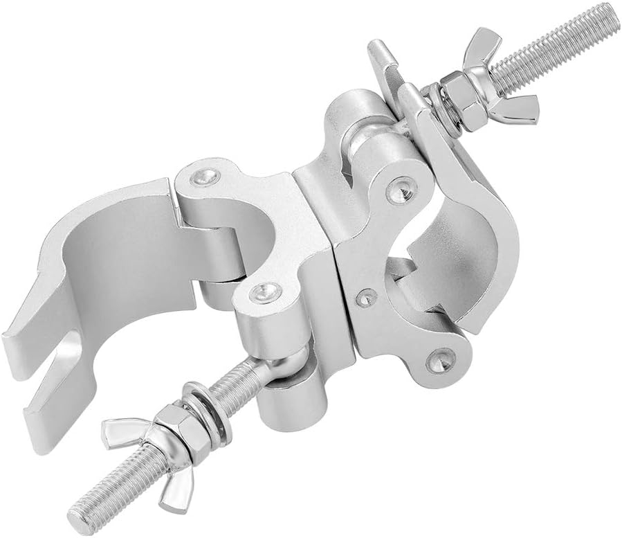 2 Inch Pro-Swivel Truss Clamp, 2 Pack HiLite Heavy Duty 770lb Swivel Coupler Truss Clamps, Dual Head Turn As Needed Two 360 - Image 8