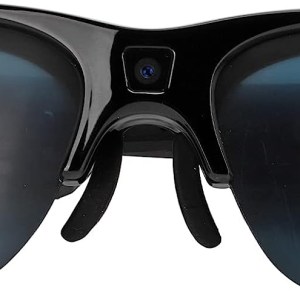 Zunate Camera 1080P 30FPS HD Video Glasses, Full HD Recording Smart Wearable Wireless Sunglasses for Outdoor Sports Traveling