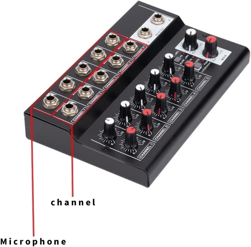 TBGFPO 10-Channel Mixing Console Digital Audio Mixer Stereo usb mixer audio for Recording DJ Network Live Broadcast - Image 8
