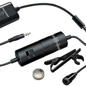 Audio-Technica ATR3350xiS Omni Lavalier Microphone for Smartphones