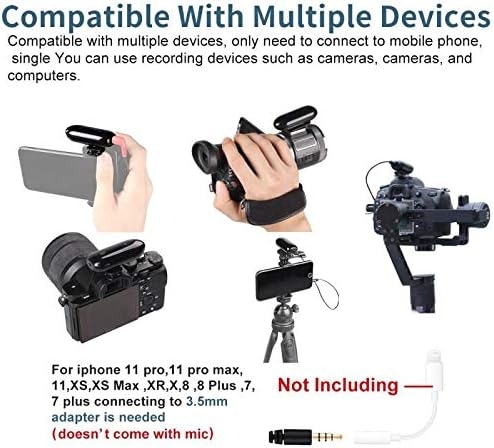 LENSGO 318C Wireless Lavalier Microphone, 20 UHF Channel Wireless Lapel Microphone XLR Lav Mic Compatible with iPhone Smartphone - Image 20