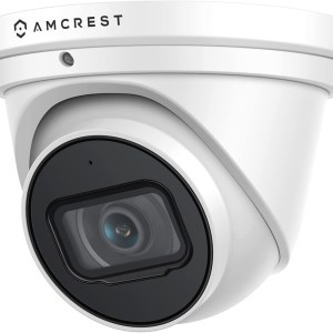 Amcrest UltraHD 4K (8MP) Outdoor Security IP Turret PoE Camera, 3840x2160, 98ft NightVision, 2.8mm Lens, IP67 Weatherproof,