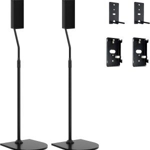 Height Adjustable Stand for Bose Speaker Stands wr Slideconnect Bracket, for Bose Surround Speakers, Surround 700, OmniJewel