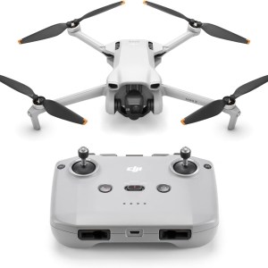 DJI Mini 3 (DJI RC) - Lightweight and Foldable Mini Camera Drone with 4K HDR Video, 38-min Flight Time, True Vertical Shooting,