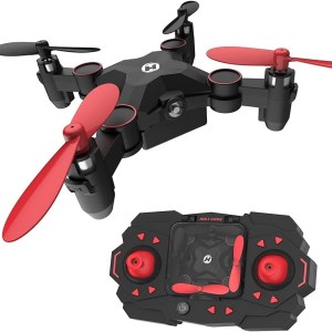 Holy Stone HS190 Foldable Mini Nano RC Drone for Kids Gift Portable Pocket Quadcopter with Altitude Hold 3D Flips and Headless