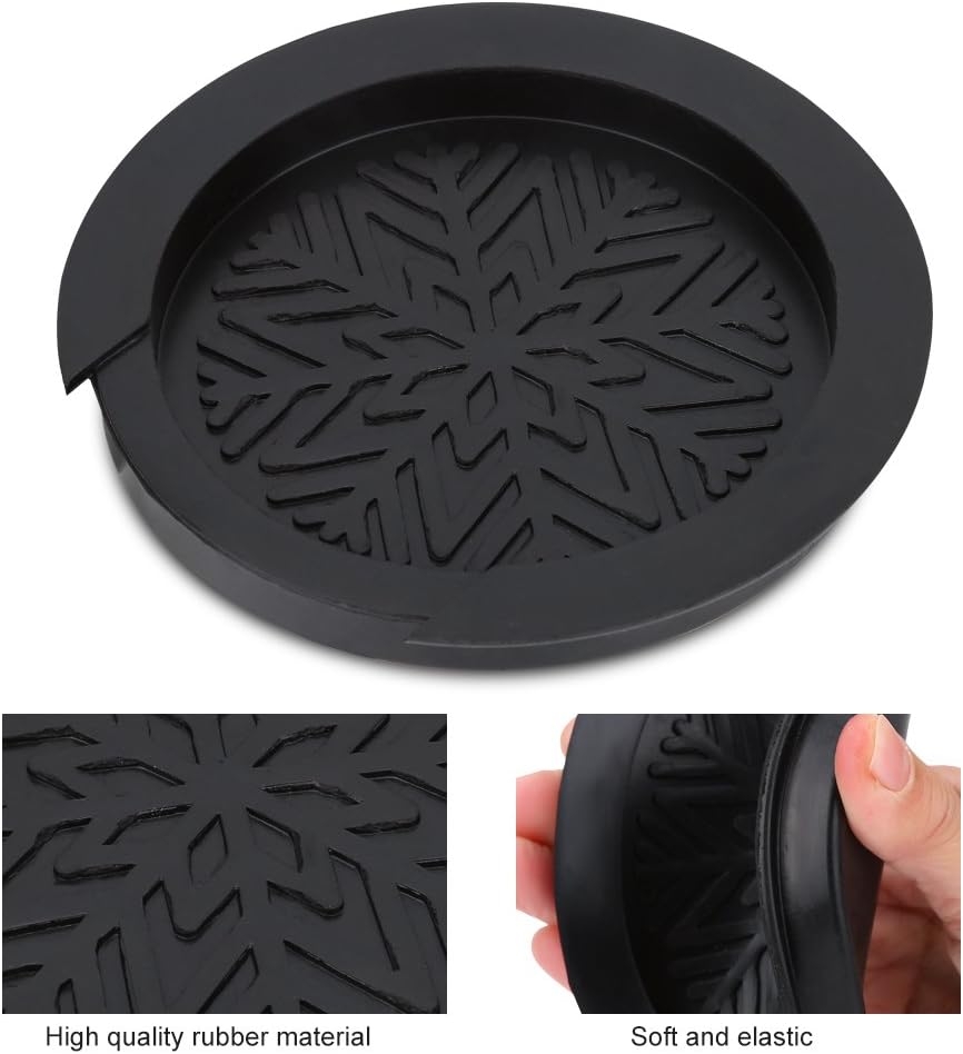 Guitar Sound Hole Cover, Black Rubber Guitar Sound Hole Cover Block for 38''/39'' Acoustic Classic Guitar Accessory Parts - Image 4