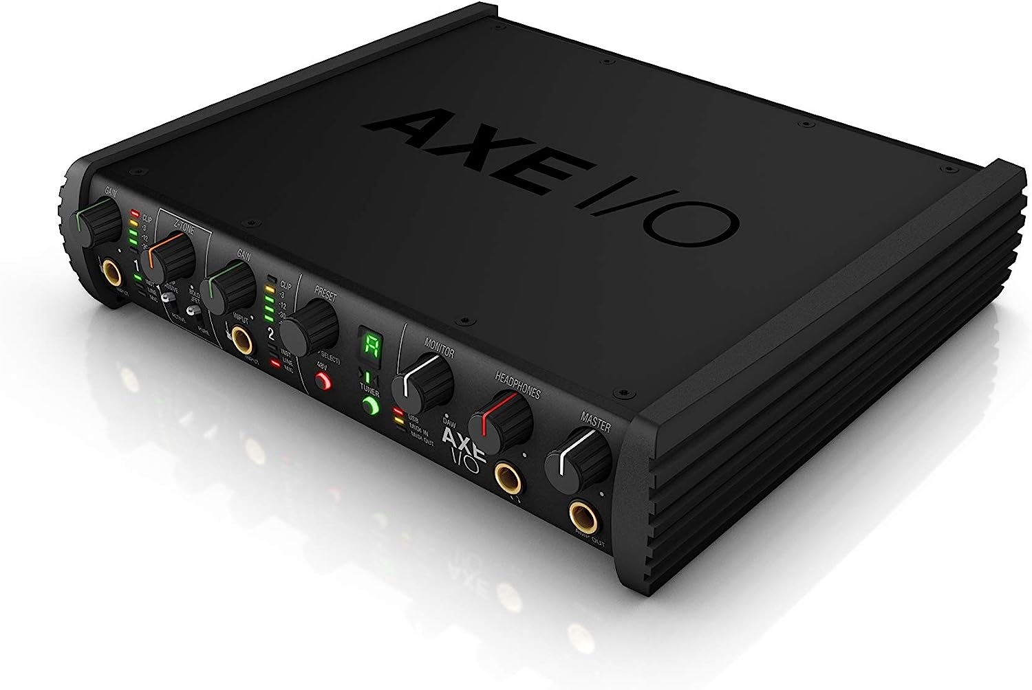 IK Multimedia AXE I/O premium 2-in 5-out 24-bit, 192 kHz USB audio interface for Mac/PC with advanced guitar tone shaping, Hi-Z - Image 6