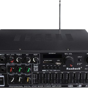 Antkay 326BT bluetooth 1200W 110V US Plug Digital Amplifier HIFI-h Stereo Home Theater Amp 2 Channel Receiver MP3 USB SD AUX AV
