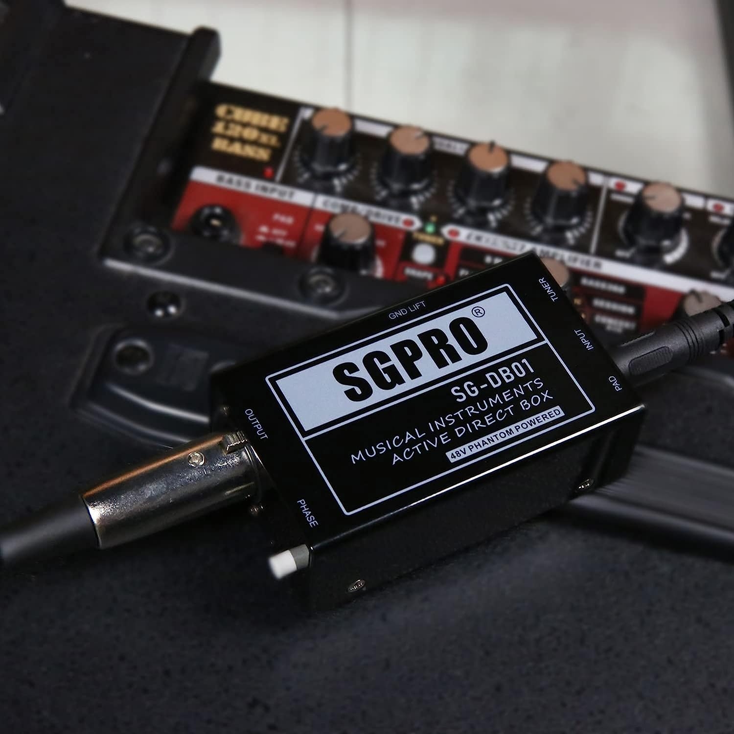 SGPRO Active Direct Box, Recording Signal DI Box for Musical Instruments as Guitar, Bass Guitar, and Keyboard Live Performance - Image 7