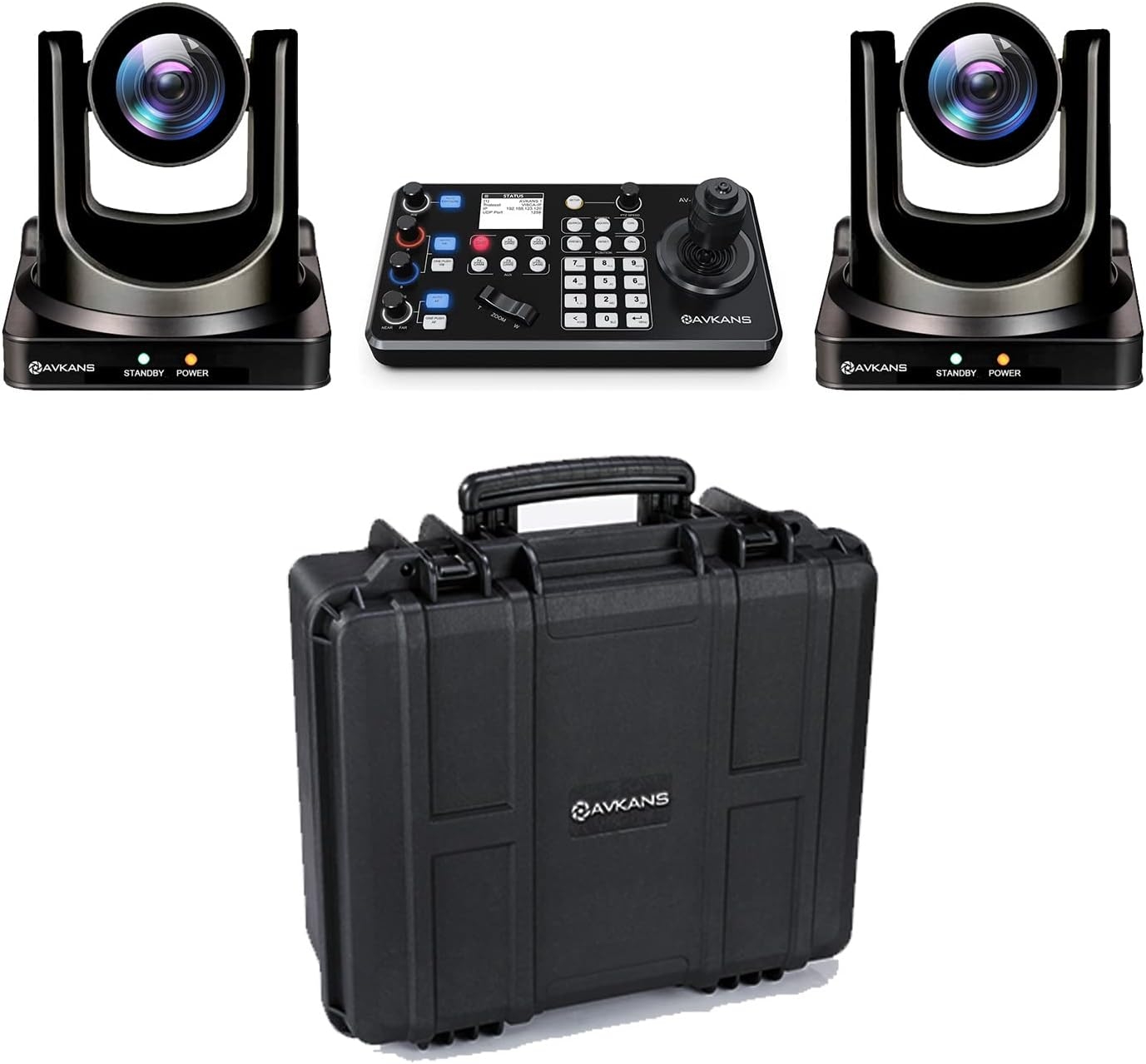 AVKANS 30X SDI PTZ Camera with IP Joystick Controller Package - 2 pcs 20X HDMI SDI PTZ Camera with 1 pcs Super Joystick - Image 7