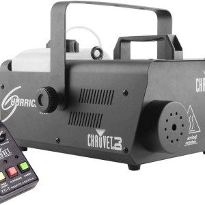 CHAUVET DJ Hurricane 1600 Compact High-Output Fog Machine w/Timer Remote & Automatic Shut-Off, BLACK