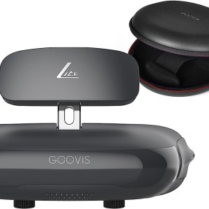 GOOVIS Lite with Case- 3D HD Headsets OLED Display Goggles Glasses, Built-in Adjustment Hyperopia & Myopia Lens Compatible with