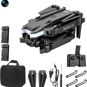 4K Drone - 4K HD Camera Altitude Hold A3 Drone for Birthday Gifts | 2.4G Signal Headless Mode Gesture WIFI FPV Mobile Control