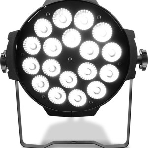 Bar Wedding Stage Lighting 18 10w Full-color Par Lights Dyeing Surface Light Par Lights Stage Performance Lights (Color : 18 par