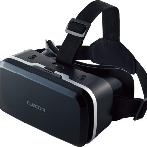 Elecom VRG-M02BK VR Goggles, Standard Type, Smartphone Compatible, Black
