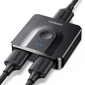 UGREEN HDMI Switch 4K 60Hz HDMI Splitter Bi-Directional HDMI Switcher 2 Input 1 Output, 1 in 2 out Splitter Support 4K 3D