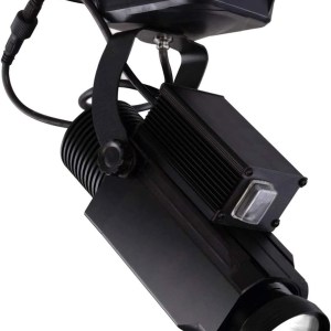 YKGOBO LED Logo GOBO Projector Image Rotation IP65 Waterproof with Manual Zoom DJ Effect Light Custom Gobos for Hotel Car Wash