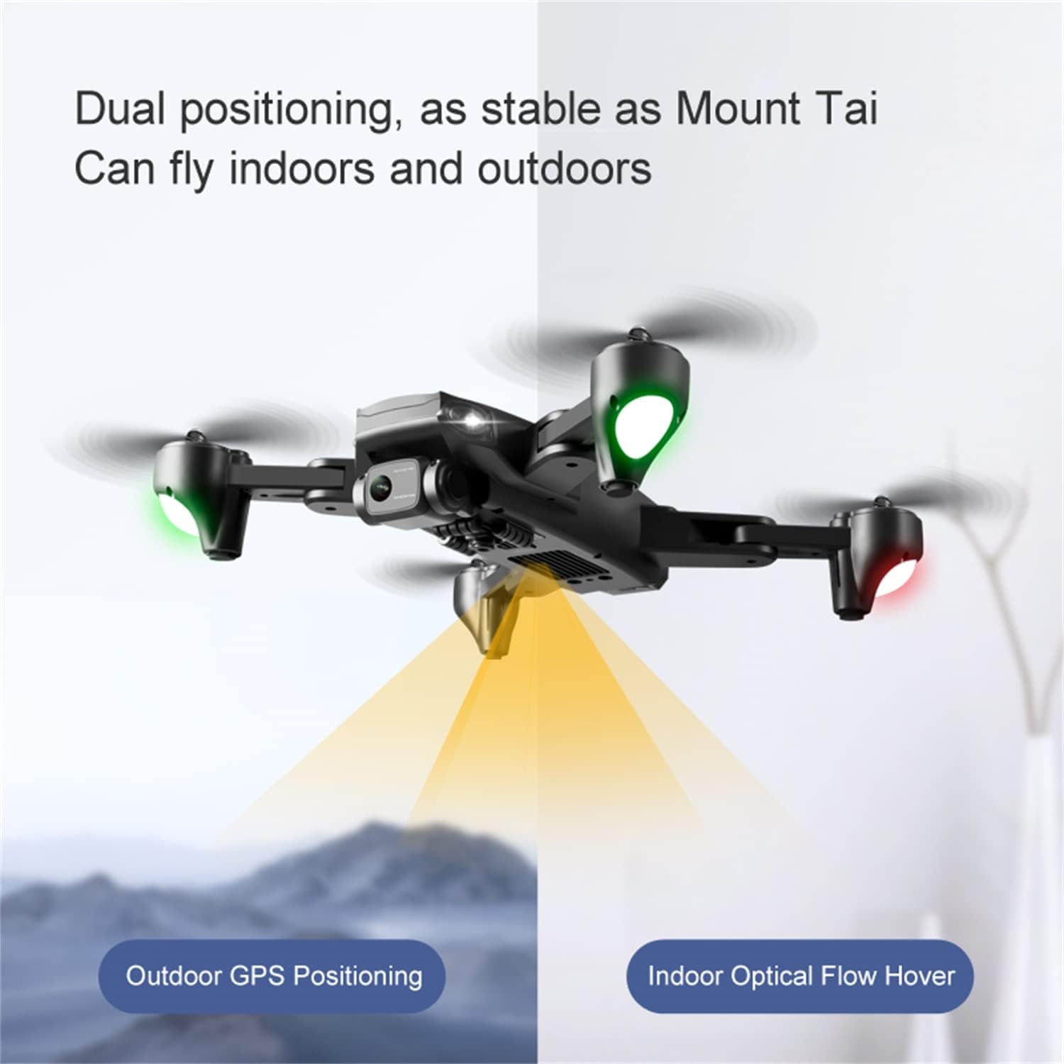 2022 Upgraded Drone With,Gps Aerial Photography 4k Dual-Camera Optical Flow Positioning Four-Axis Drone 5g, Drone With - Image 5