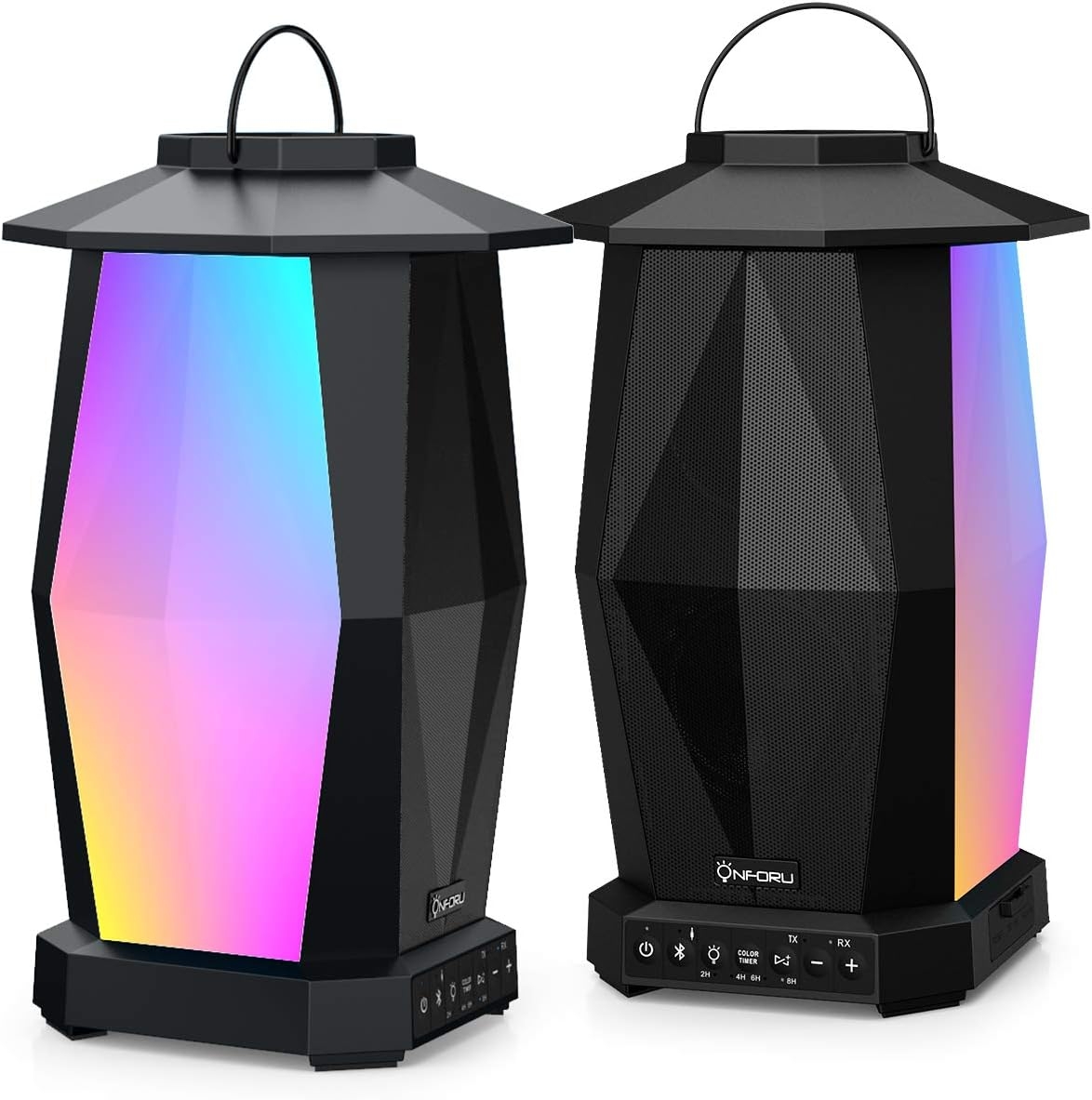 Onforu Outdoor Bluetooth Speakers, 2 Pack 25W Wireless Speakers, Supported Pairing Many Speakers, IPX5 Waterproof Patio Speakers