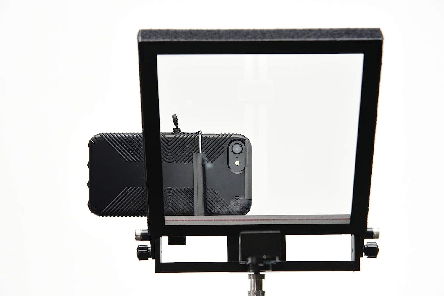 Glide Gear TMP 500 Universal Video Camera Tripod Teleprompter 15mm Rails w/ Carry Case - Image 29