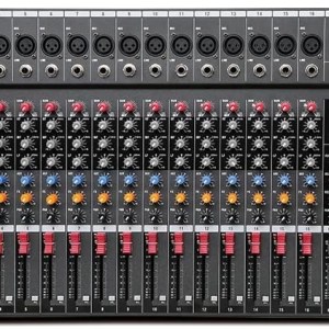 BOMGE CTX 16 Channel Audio Mixer Sound Mixing Console with Bluetooth USB,PC Recording Input, XLR Microphone Jack, 48V Power, RCA