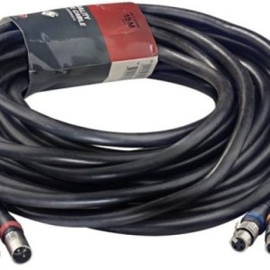 Stagg SML15/8XF8XM E Multicore Speaker Cable with 8 Female XLR and 8 Male XLR Connectors - 50ft.