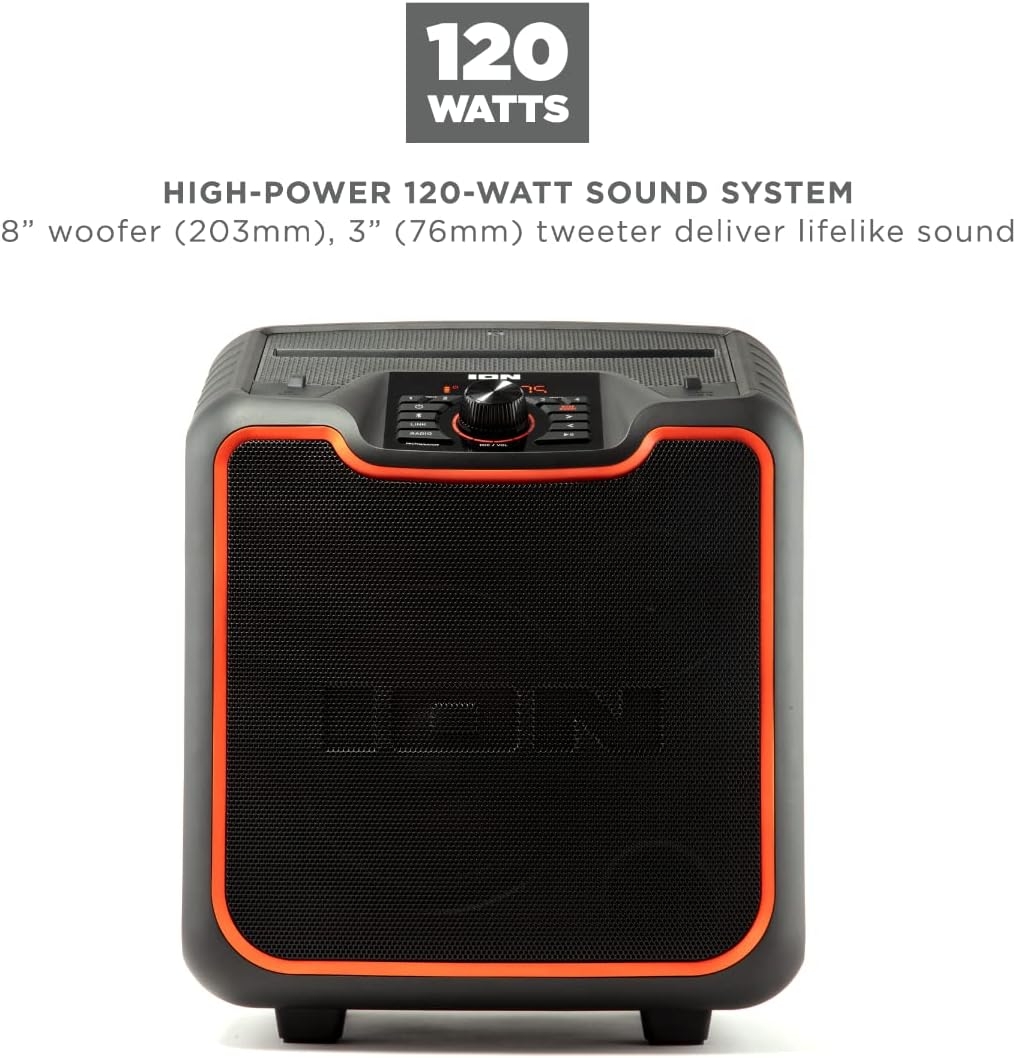 Ion Sport XL - High-Power All-Weather Rechargeable Bluetooth and NFC Enabled Speaker - MK3 - Image 8