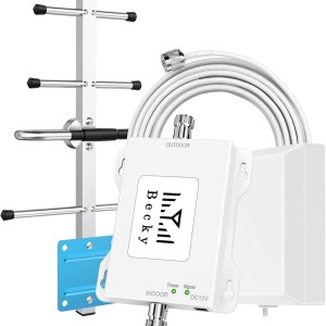5G Cell Phone Signal Booster Boost Signal Up to 4500 Sq Ft Verizon Cell Signal Booster Supports Verizon Band 13 (700Mhz) Boosts
