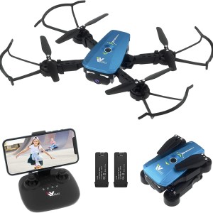 Drones with Camera for Adults/Kids/Beginners 1080P HD APP/Voice Control Camera Drone Easy to Control One-key Returning Altitude