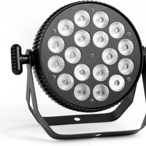18 Full-color Flat Par Lights Dyeing Par Lights Wedding Stage Lights Concert Par Lights Bar Family Party Lights