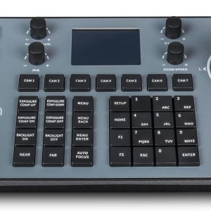 Zowietek New Gen PTZ IP Keyboard | Network Controller | 4D Joystick with POE | 5 Inch LCD Screen | Decoding H.264 and H.265 |