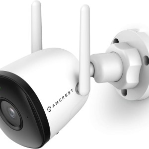 Amcrest 1080P WiFi Camera Outdoor, Smart Home 2MP Bullet IP Security Camera Outdoor Wireless, 98ft Nightvision, Built-in Mic,