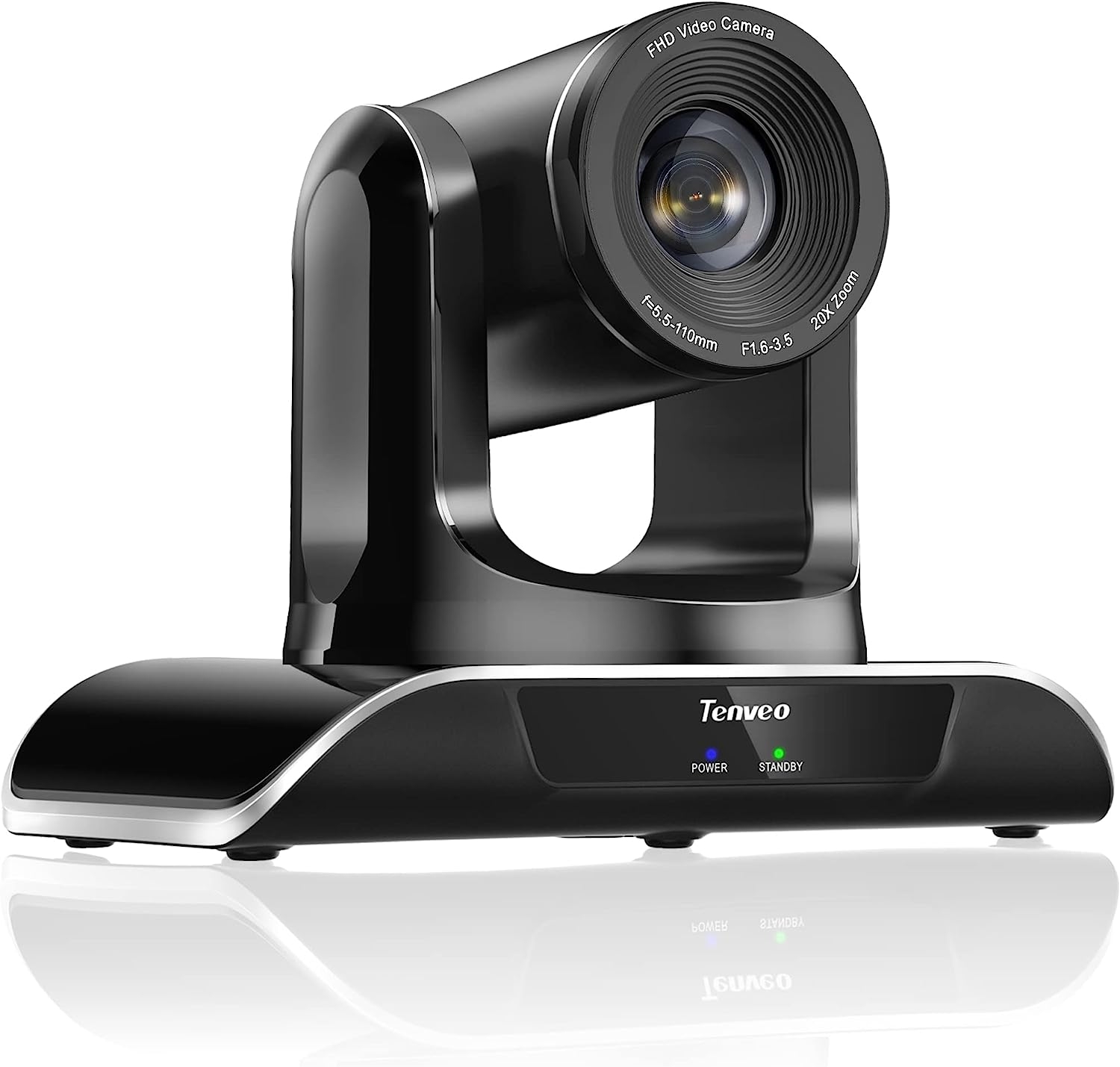 Tenveo PTZ Video Conference Camera 20X Optical Zoom, 1080p Full HD USB Webcam with Remote Control, for YouTube/Twitch/OBS Live