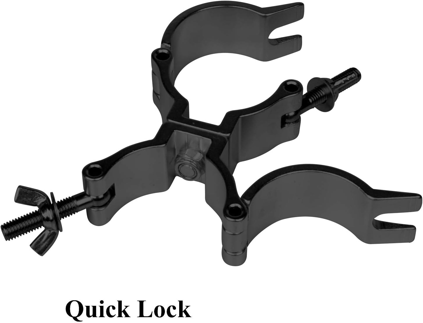 GBGS Lighting Truss Swivel Coupler DJ Light Clamps 2 Inch Heavy Duty Aluminum Alloy 220 LBs for 1.88-2 Inch Pipe 4 Pack - Image 6