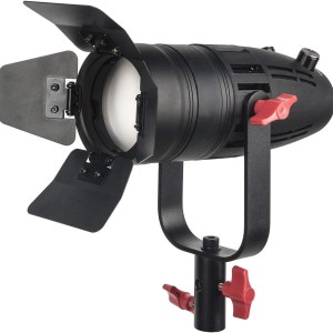 CAME-TV Boltzen 30W B-30S COB Fresnel Focusable Led Video Light, High Output Fan-Less Bi-Color 3200K-5600K CRI96+