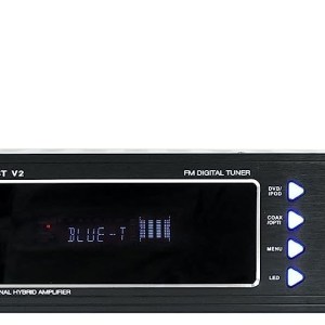 Rockville RPA60BT V2 1000 Watt 2-Ch USB Bluetooth DJ/Pro/Karaoke Amplifier Mixer, Black