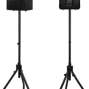 WeGXY Universal Speaker Stand, Height Adjustable Speaker Stands,Surround Sound Speaker Mounts for Satellite and Small Bookshelf