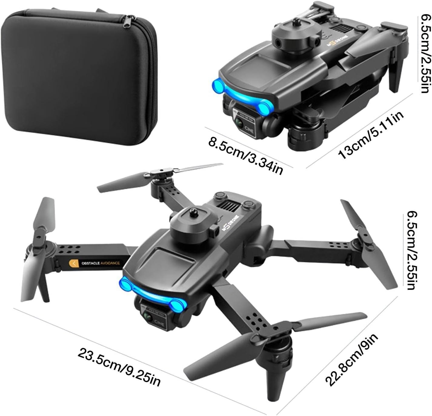 M5 Mini Drone,360° Flip Camera Kids Drone with 4K Dual Camera | Quadcopter for Beginners, Headless Mode, Waypoints Functions, - Image 6