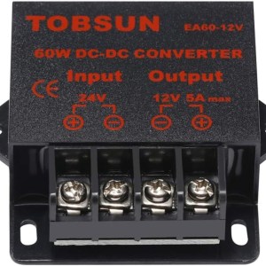 BANKEE DC 24V to 12V 10A Converter DC Voltage Reducer Regulator Step Down Buck Converter Power Supply Volt Transformer Module
