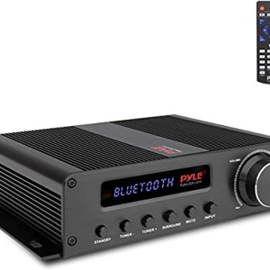 Pyle PFA540BT - Wireless Bluetooth Home Audio Amplifier - 100W 5 Channel Home Theater Power Stereo Receiver, Surround Sound
