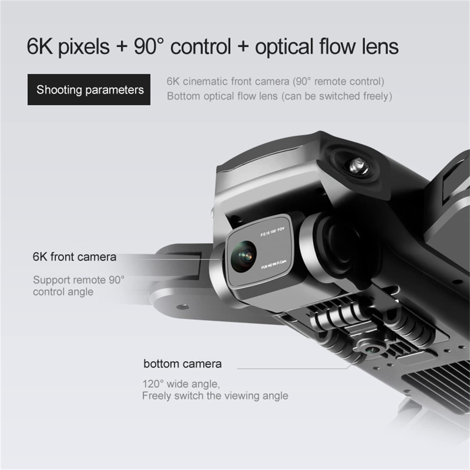 2022 Upgraded Drone With,Gps Aerial Photography 4k Dual-Camera Optical Flow Positioning Four-Axis Drone 5g, Drone With - Image 4