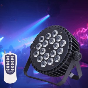 LED Stage Light - Par Light rgbw 18X10W DMX 512 8CH for Stage Lighting,Wedding, Dj,Band, Night Club, Theater Performance