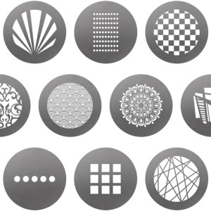 Westcott GOBO Pack: Pattern Designs (10-Pack) for use with Optical Spot by Lindsay Adler
