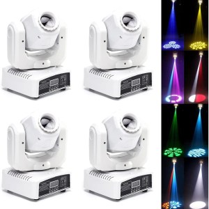 U`King 50W LED Moving Head Light with Remote 8 GOBO 8 Pattern Spotlight by DMX Controlled 11 Channel for Disco Club Party Stage