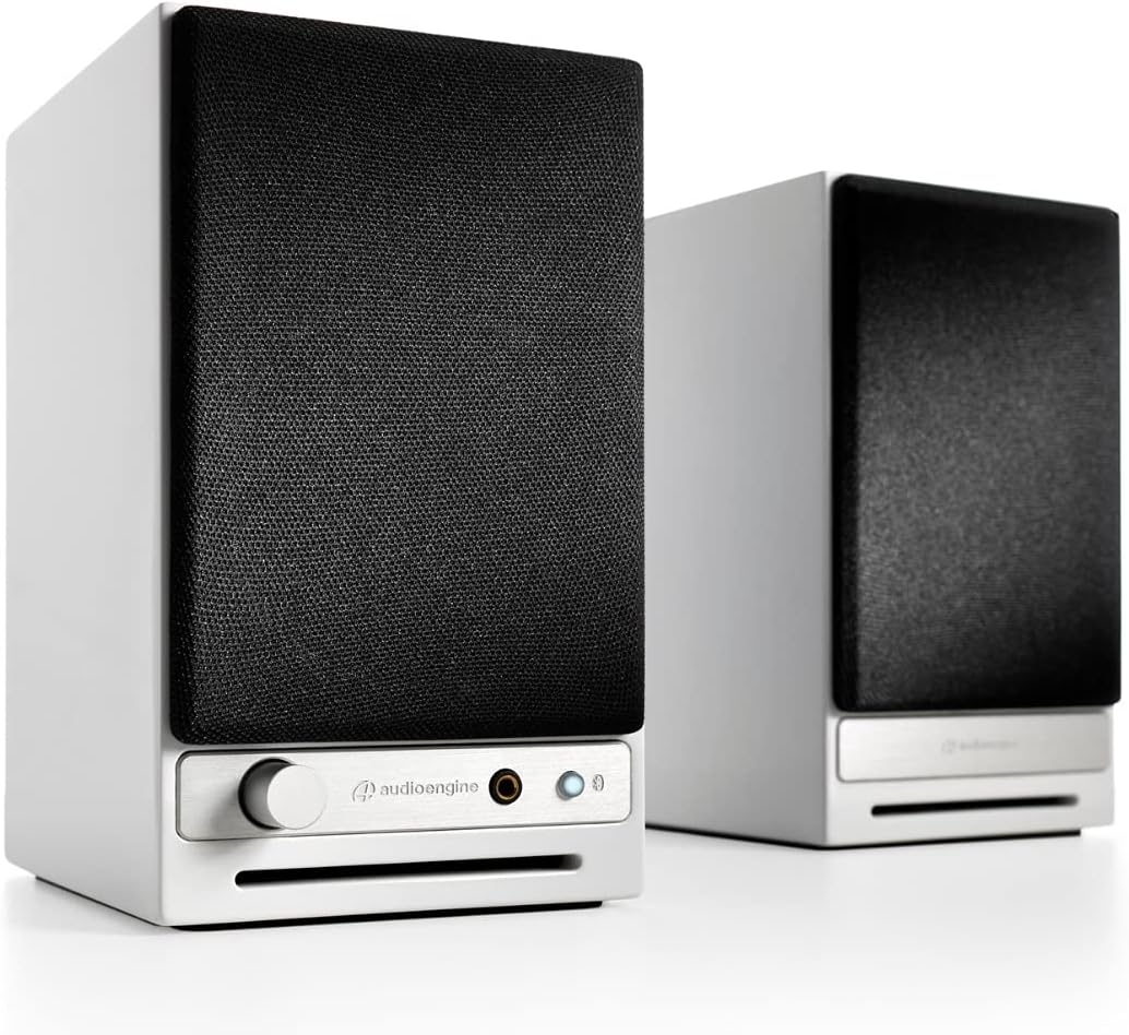 Audioengine HD3 Wireless Speakers with Bluetooth - 60W Powered Computer Speakers for Desktop Monitor and Home Music System with