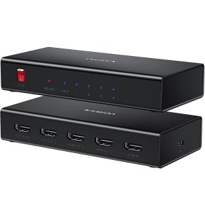 UGREEN HDMI Splitter 1 in 4 Out 4K@60Hz Only Mirror/Duplicate Screen Powered HDMI 2.0 Splitter 1x4 18 Gbps Support EDID HDCP