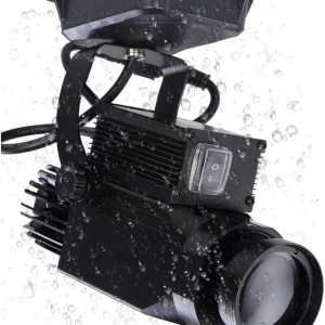 30W Rotating GOBO Logo Projector Light with Free Customization Image DJ Effect Advertising LED Projector for Wedding Anniversary